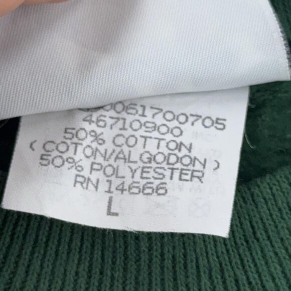 Vintage Pennfield Rockets Shirt Mens M Green Football Crewneck Lee 1990s - Picture 9 of 9